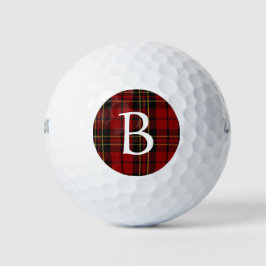 Brodie Plaid Custom Monogram Golfballen