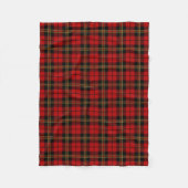 Brodie Red Family Tartan Patroon Fleece Deken (Voorkant)