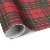 Brodie Red Modern Original Scottish Tartan Cadeaupapier (Rol Hoek)
