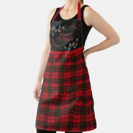Brodie Red Originele Tartan Kerstmis Schort