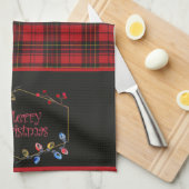 Brodie Red Originele Tartan Kerstmis Theedoek (Quarter Fold)