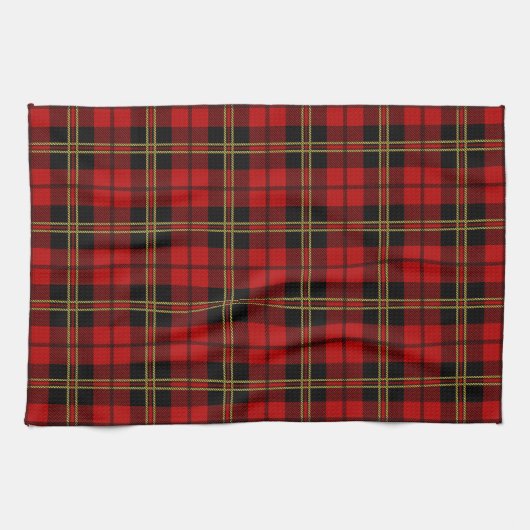 Brodie Red Scottish Tartan Pset Theedoek (Horizontaal)