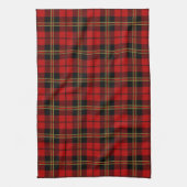 Brodie Red Scottish Tartan Pset Theedoek (Verticaal)