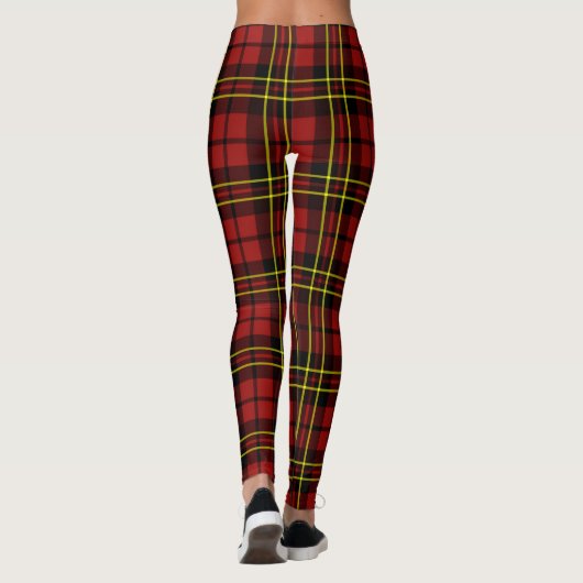 Brodie Red Tartan Leggings (Achterkant)