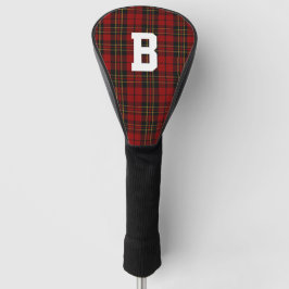 Brodie Tartan Plaid Monogrammed Driver Hoesje Golfheadcover