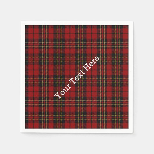 Brodie Tartan Plaid Papieren servetten (Voorkant)