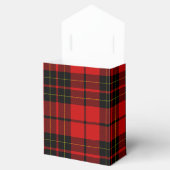 Brodie tartan red black plaid bedankdoosjes (Geopend)