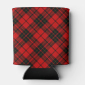 Brodie tartan red black plaid blikjeskoeler (Achterkant)
