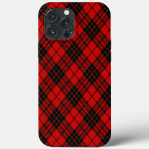 Brodie tartan red black plaid Case-Mate iPhone case
