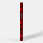 Brodie tartan red black plaid Case-Mate iPhone case (Achterkant / Rechts)