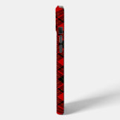 Brodie tartan red black plaid Case-Mate iPhone case (Achterkant / Links)