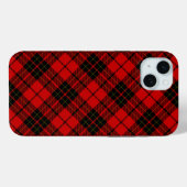 Brodie tartan red black plaid Case-Mate iPhone case (Achterkant (horizontaal))
