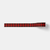 Brodie tartan red black plaid grosgrain lint (Voorkant)