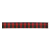 Brodie tartan red black plaid grosgrain lint (Voorkant)