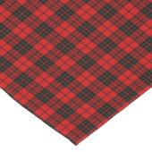 Brodie tartan red black plaid korte tafelloper (Hoek)