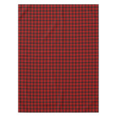 Brodie tartan red black plaid tafelkleed (Voorkant)