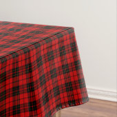 Brodie tartan red black plaid tafelkleed (Voorbeeld)