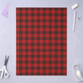 Brodie tartan red black plaid tissuepapier (Craft)
