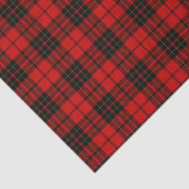 Brodie tartan red black plaid tissuepapier (Detail)