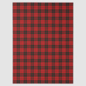 Brodie tartan red black plaid tissuepapier (Voorkant)