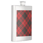 Brodie tartan rood zwart geruit heupfles (Rechts)