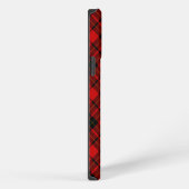 Brodie tartan rood zwart geruit iPhone hoesje (Rechterkant)