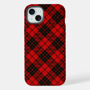 Brodie tartan rood zwart geruit iPhone 15 plus case