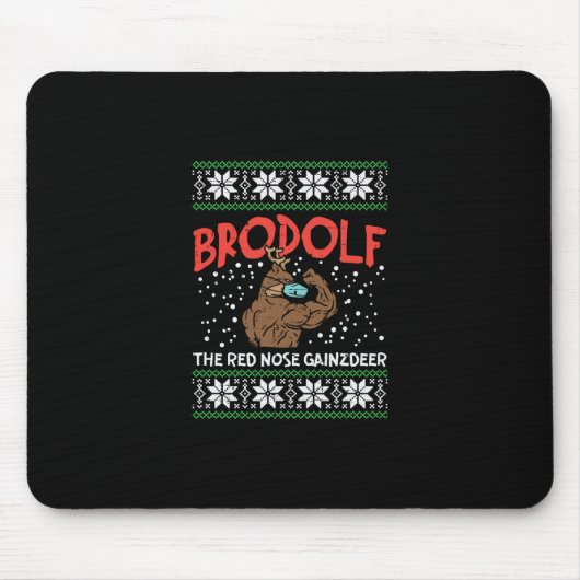 Brodolf in maskerspier muismat (Voorkant)