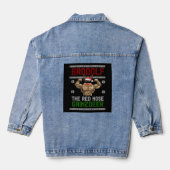 Brodolf-kerstrenrendiersport Denim Jacket (Achterkant)