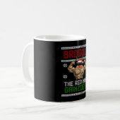 Brodolf-kerstrenrendiersport Koffiemok (Voorkant links)