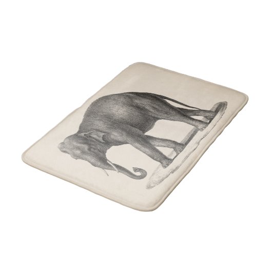 Brodtmann Elephant Sketch Badmat (Gekanteld)