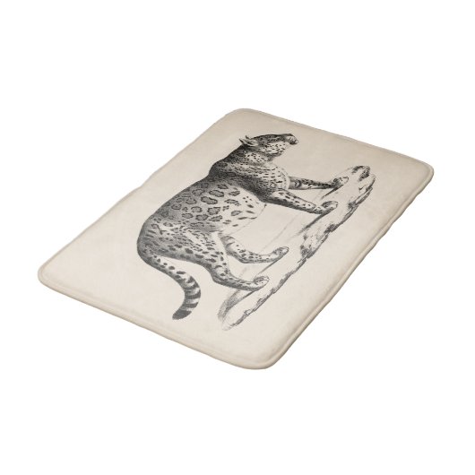 Brodtmann Leopard Sketch Badmat (Gekanteld)