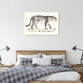Brodtmann Leopard Sketch Canvas Afdruk (Insitu (Slaapkamer))