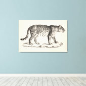 Brodtmann Leopard Sketch Canvas Afdruk (Insitu (Houten vloer))
