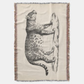 Brodtmann Leopard Sketch Deken (Voorkant Verticaal)