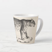 Brodtmann Leopard Sketch Latte Mok (Rechterhoek)