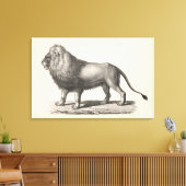 Brodtmann Lion Sketch Canvas Afdruk (Insitu (Woonkamer))