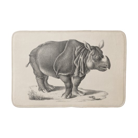 Brodtmann Rhinoceros Sketch Badmat (Voorkant)