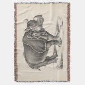 Brodtmann Rhinoceros Sketch Deken (Voorkant Verticaal)