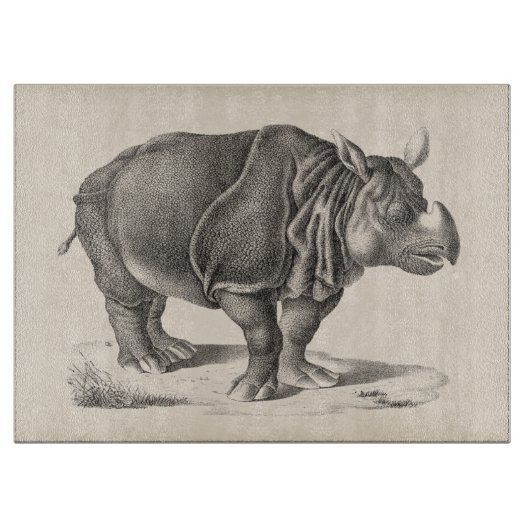 Brodtmann Rhinoceros Sketch Snijplank (Voorkant)