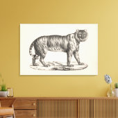 Brodtmann Tiger Sketch Canvas Afdruk (Insitu (Woonkamer))