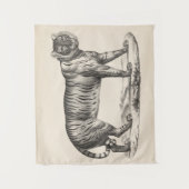 Brodtmann Tiger Sketch Wandkleed (Voorkant)