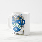 Brody Family Crest Koffiemok (Voorkant links)