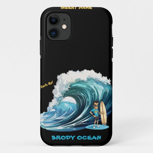 Brody Ocean Wavecrest Case-Mate iPhone Case (Achterkant)