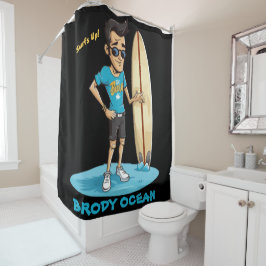 Brody Ocean Wavecrest Douchegordijn
