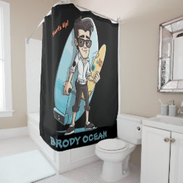 Brody Ocean Wavecrest Douchegordijn