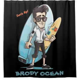 Brody Ocean Wavecrest Douchegordijn