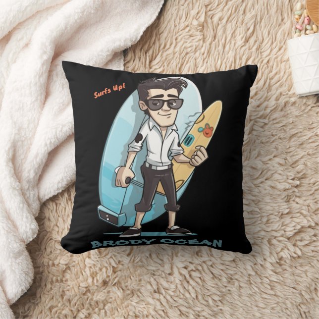 Brody Ocean Wavecrest Kussen (Deken)