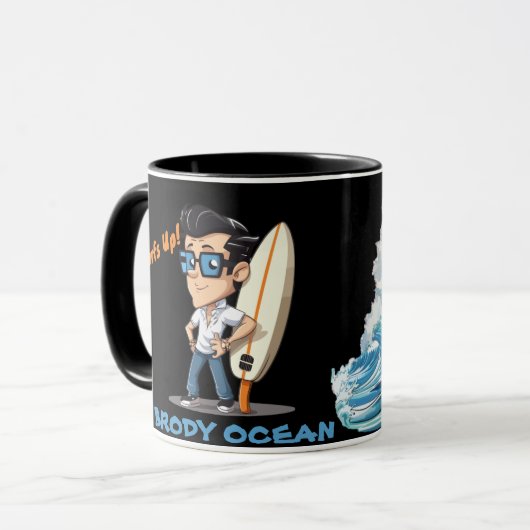 Brody Ocean Wavecrest Mok (Voorkant links)