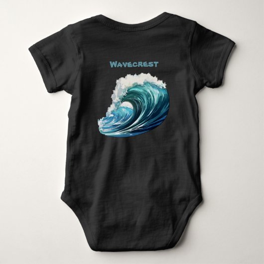 Brody Ocean Wavecrest Romper (Achterkant)